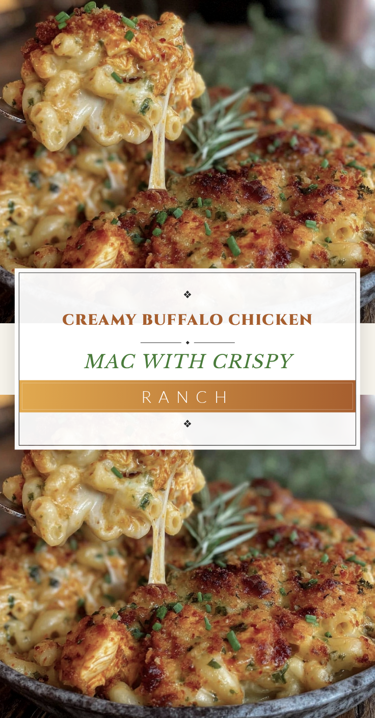 buffalo chicken mac & cheese casserole recipe