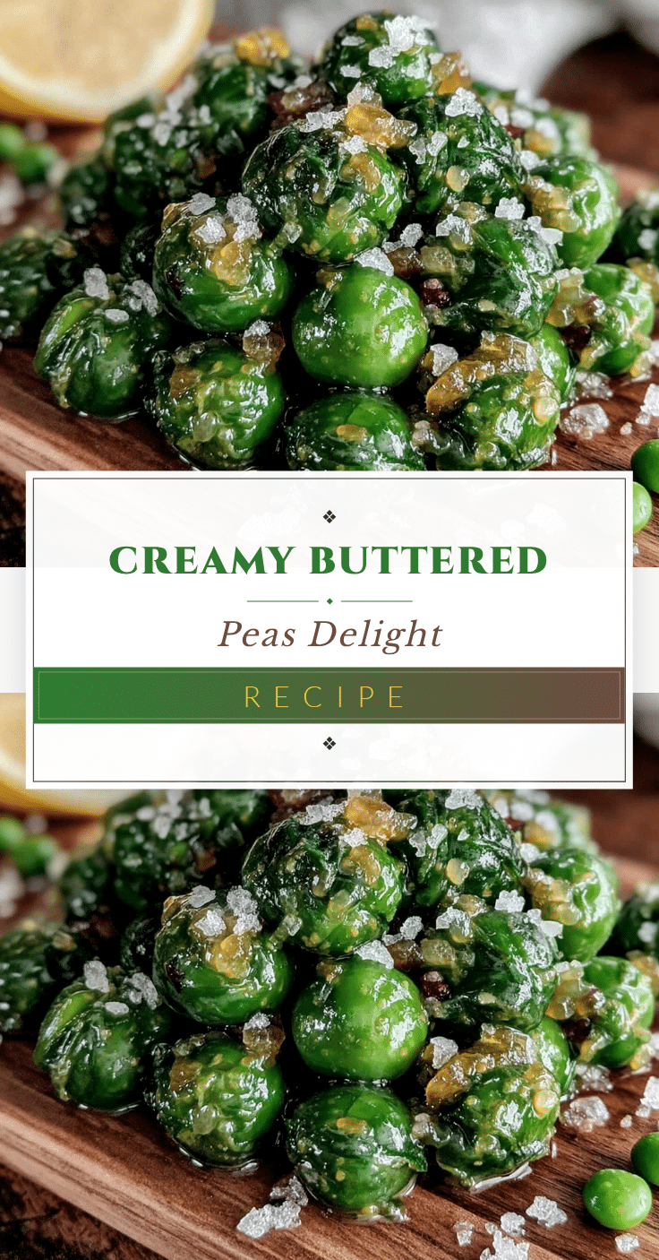 creamy buttered peas recipe recipe