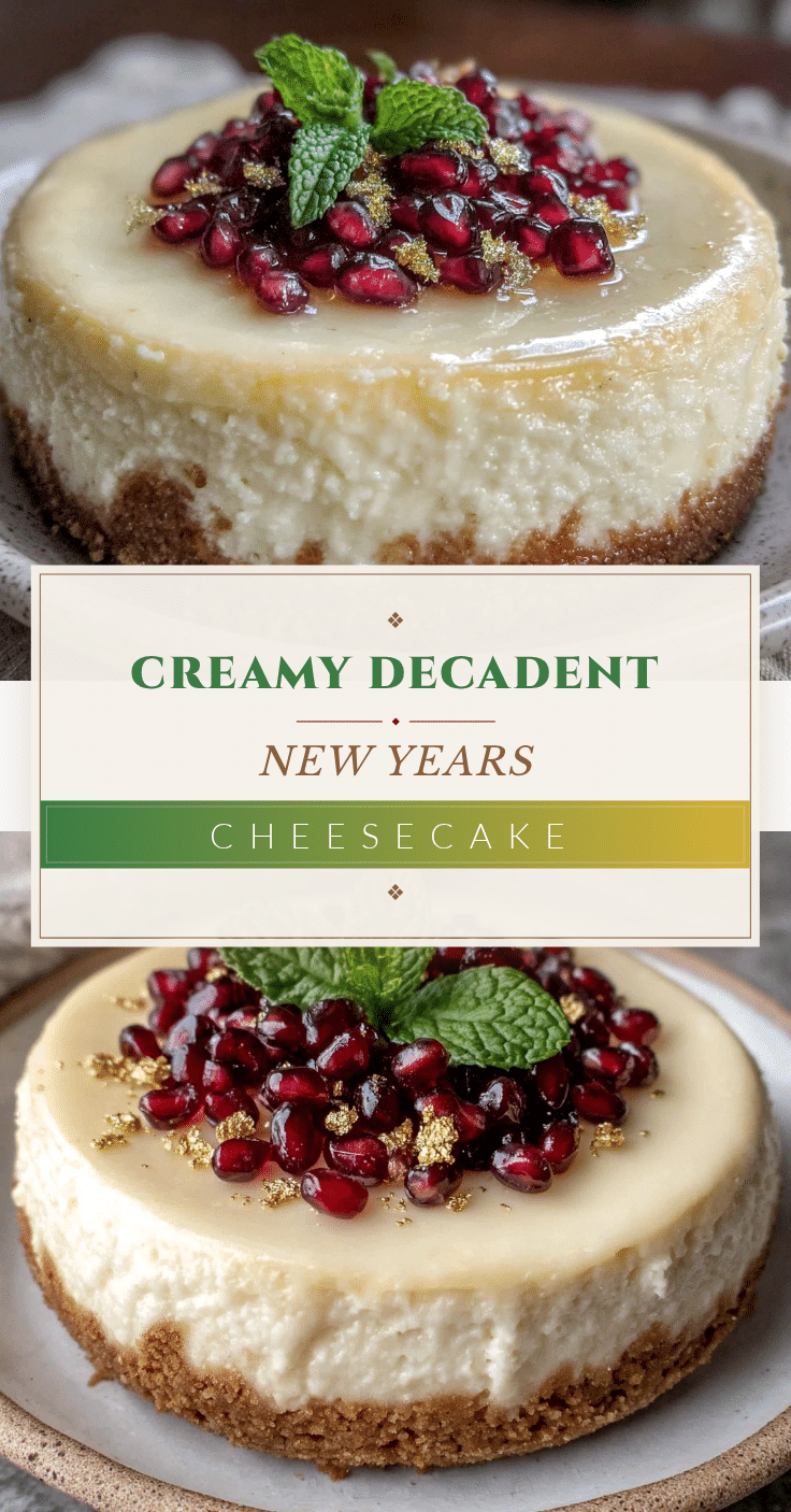 creamy New Year’s cheesecake recipe