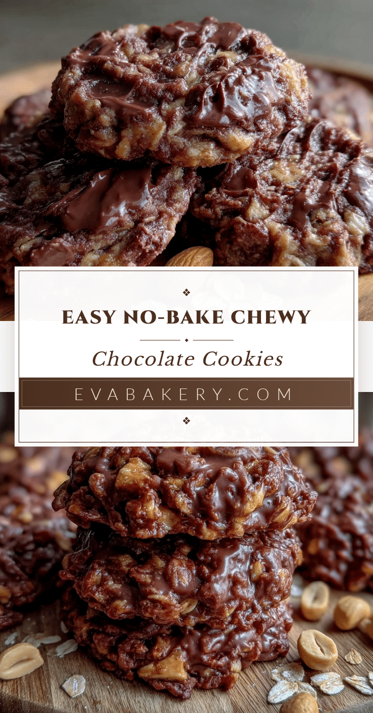 easy no-bake chewy chocolate cookies recipe