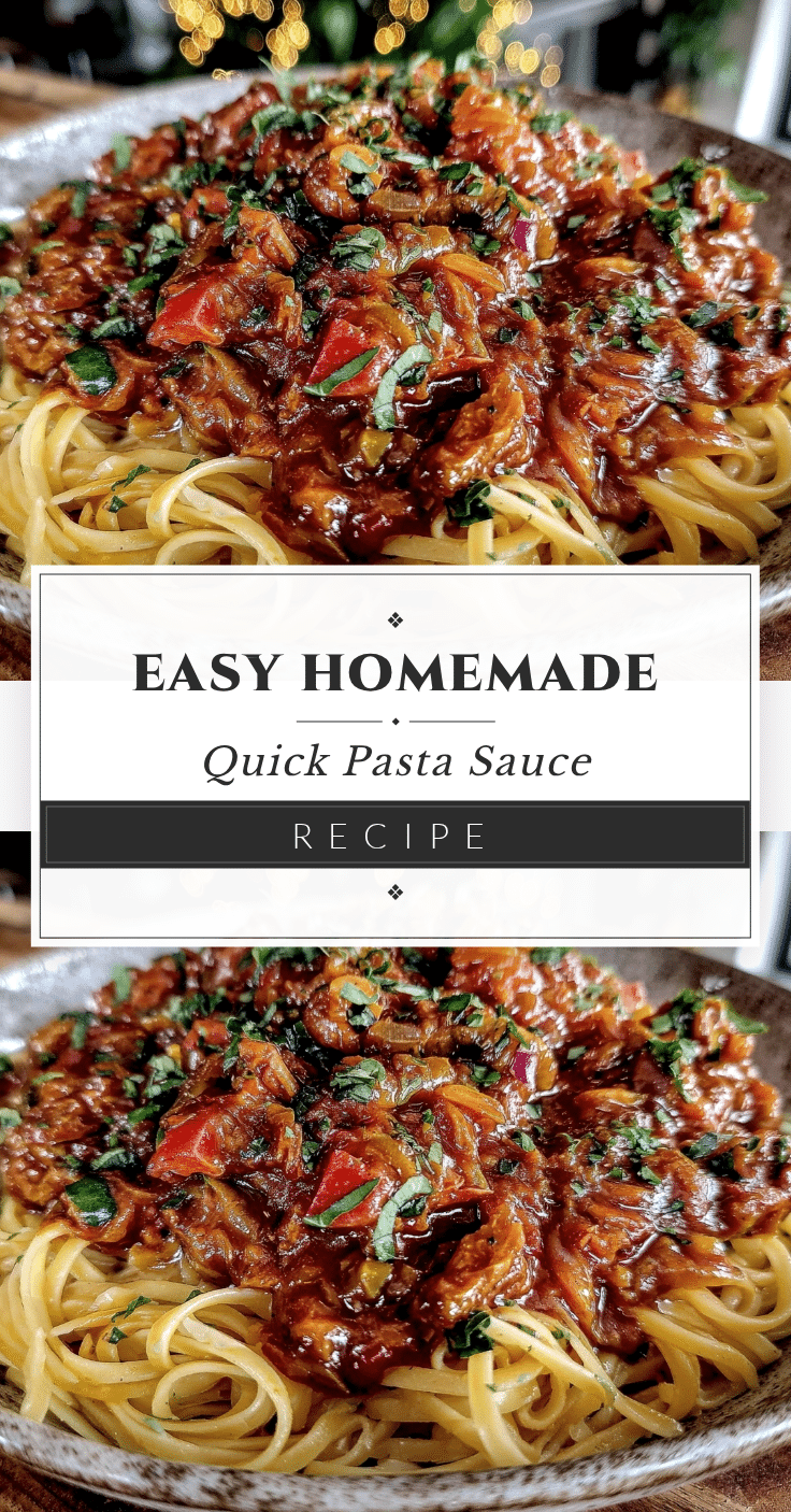 easy quick pasta sauce recipe