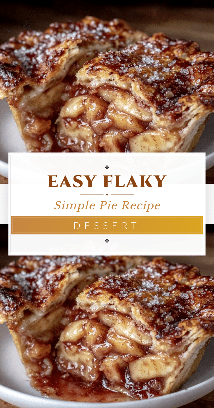 easy simple pie recipe with flaky golden crust recipe