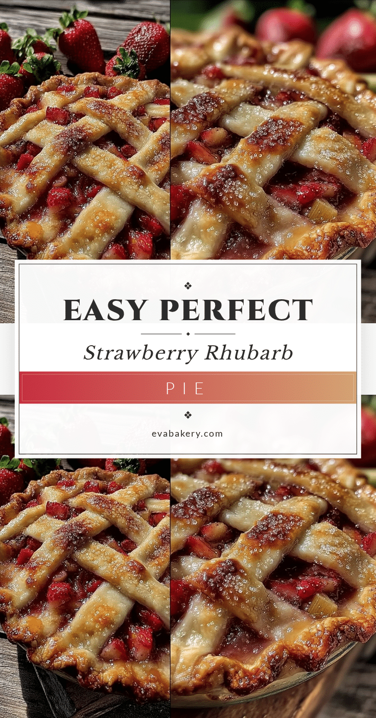 easy strawberry rhubarb pie recipe