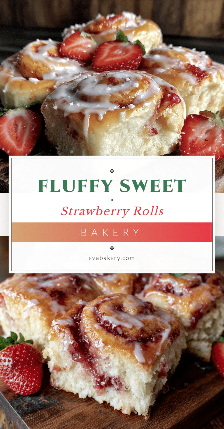 fluffy strawberry rolls recipe