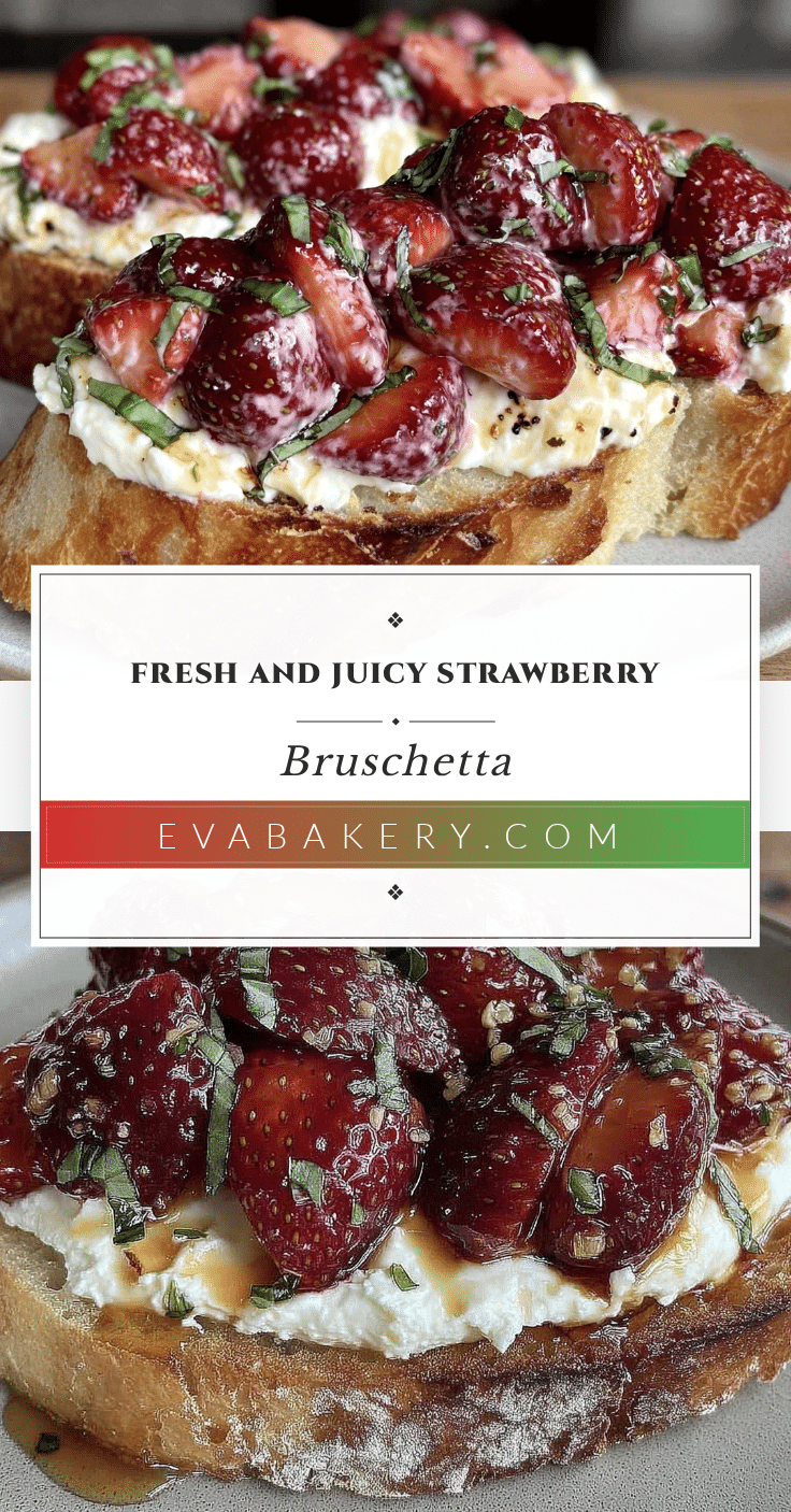 fresh strawberry bruschetta recipe