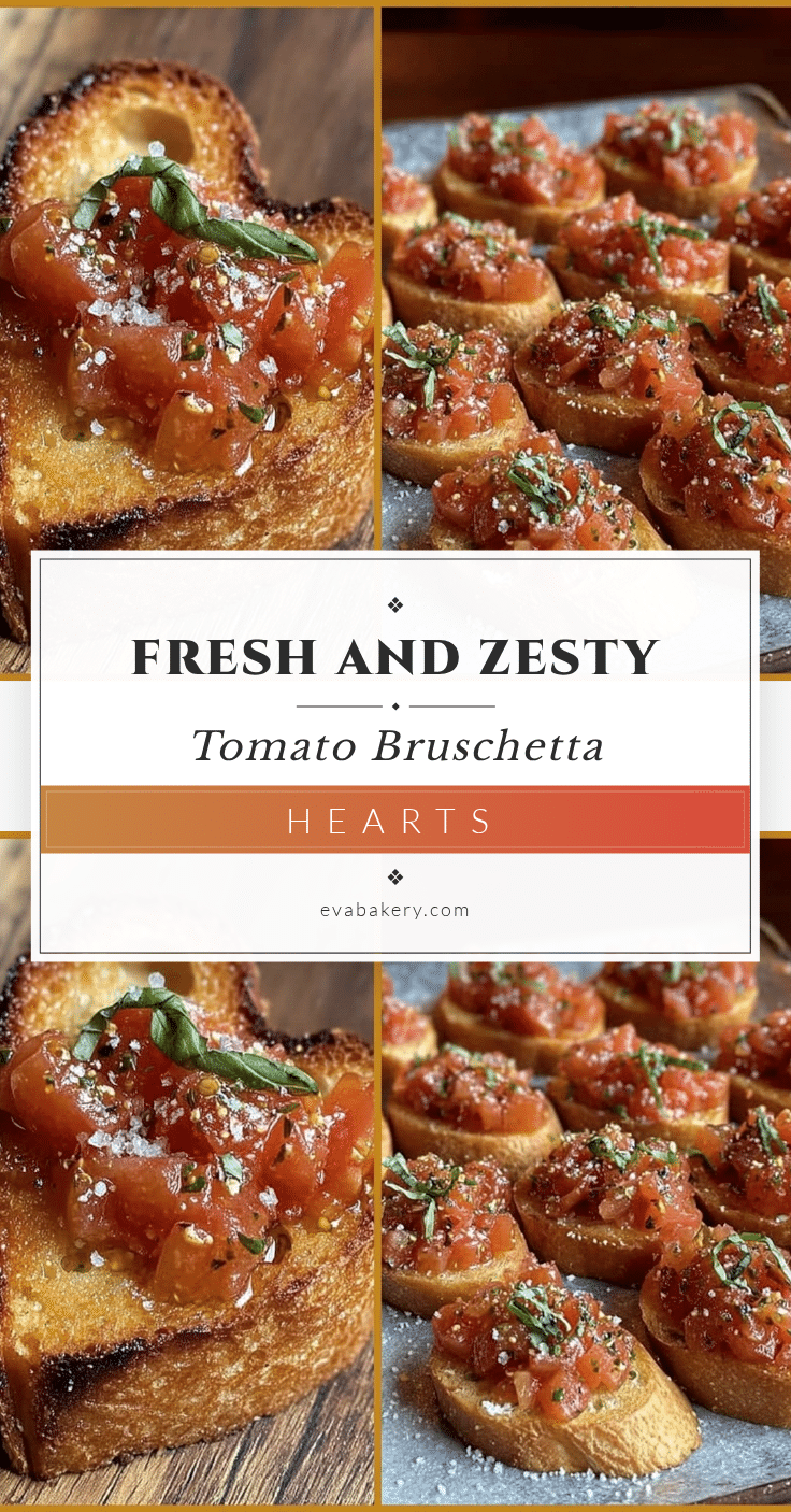 fresh tomato bruschetta hearts recipe