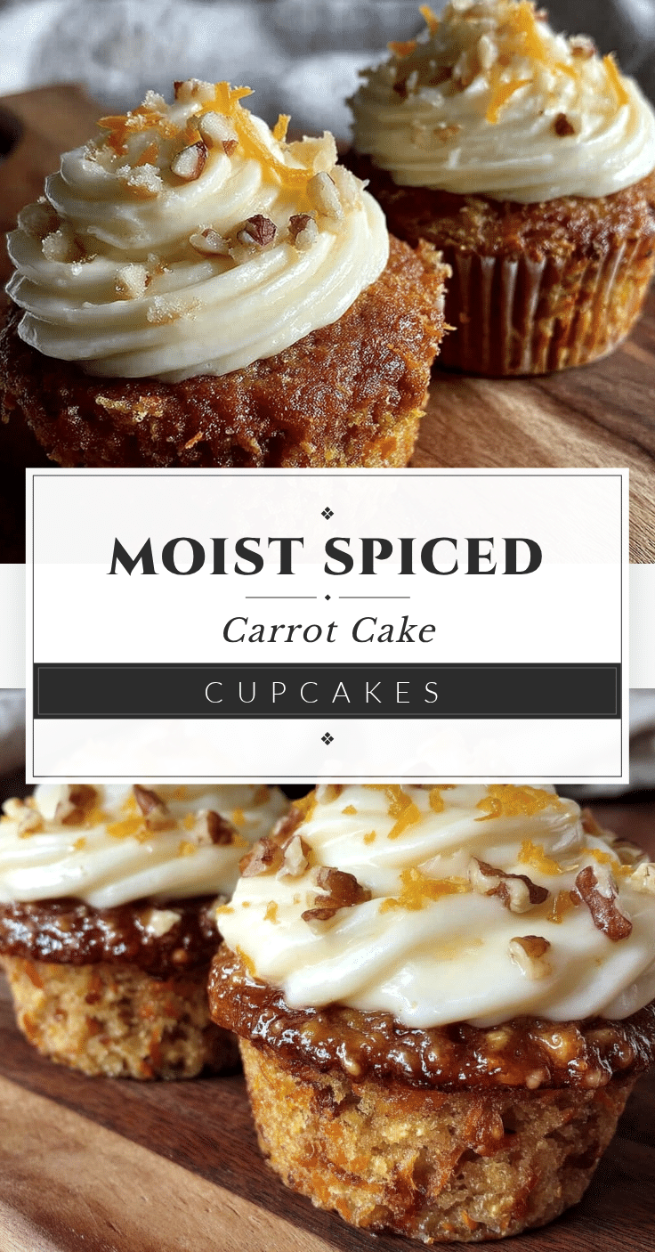 moist carrot cake cupcakes recipe