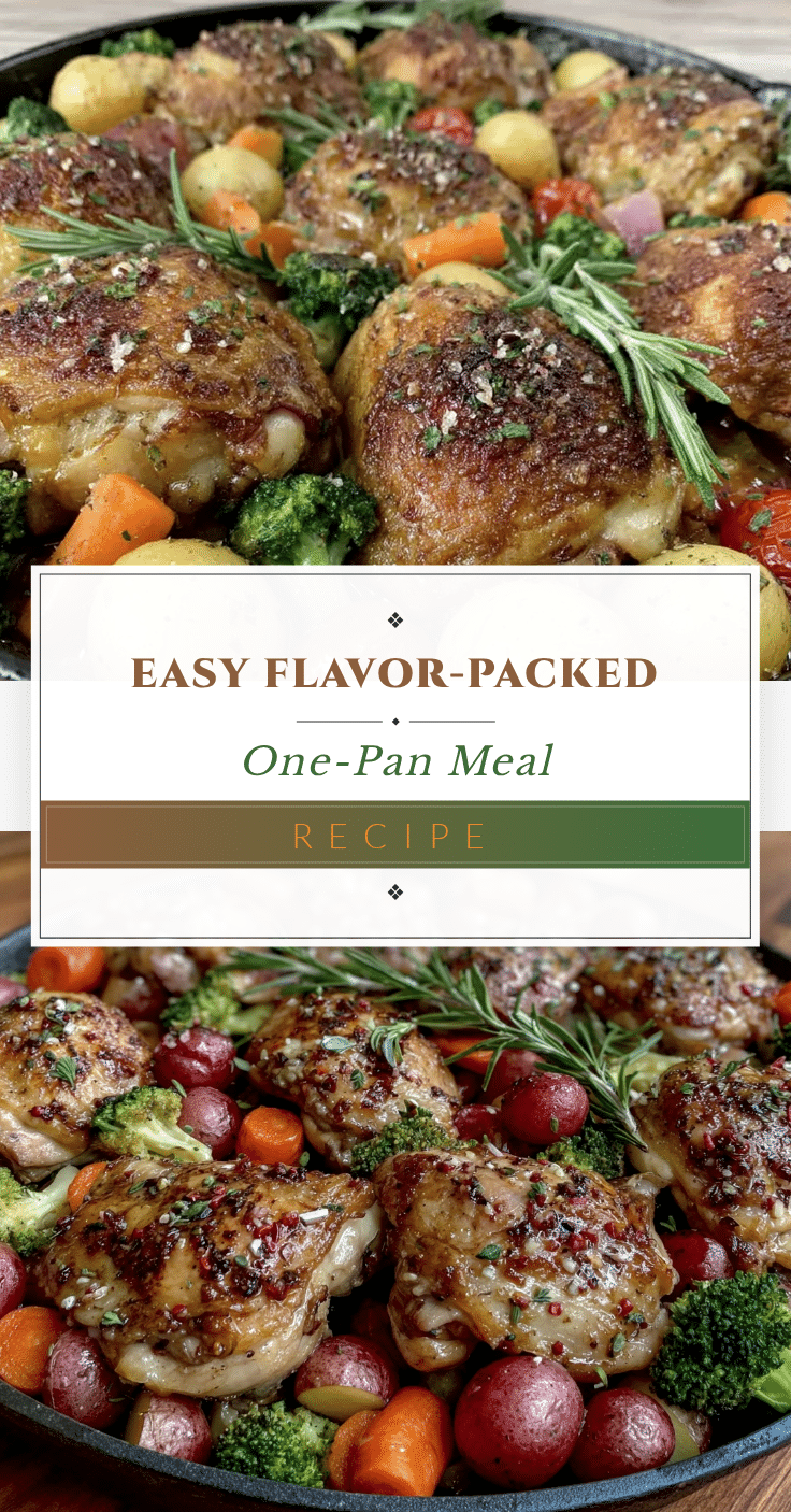 one-pan roasted chicken and veggies recipe