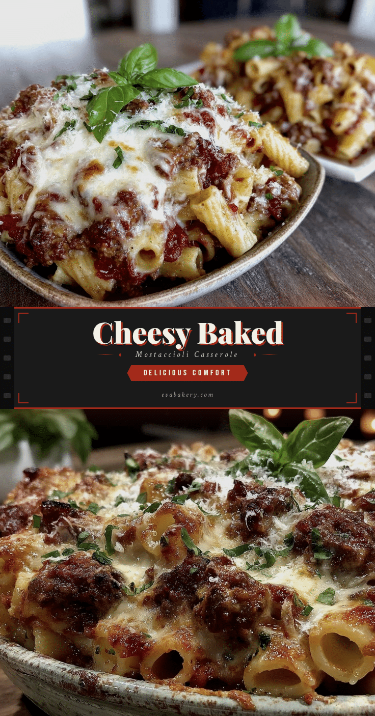 baked mostaccioli casserole recipe