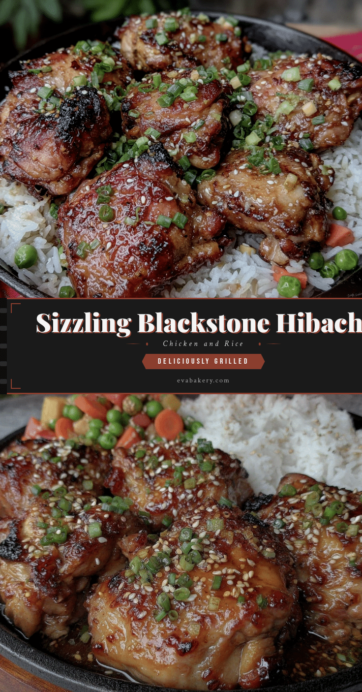 blackstone hibachi chicken and rice skillet recipe