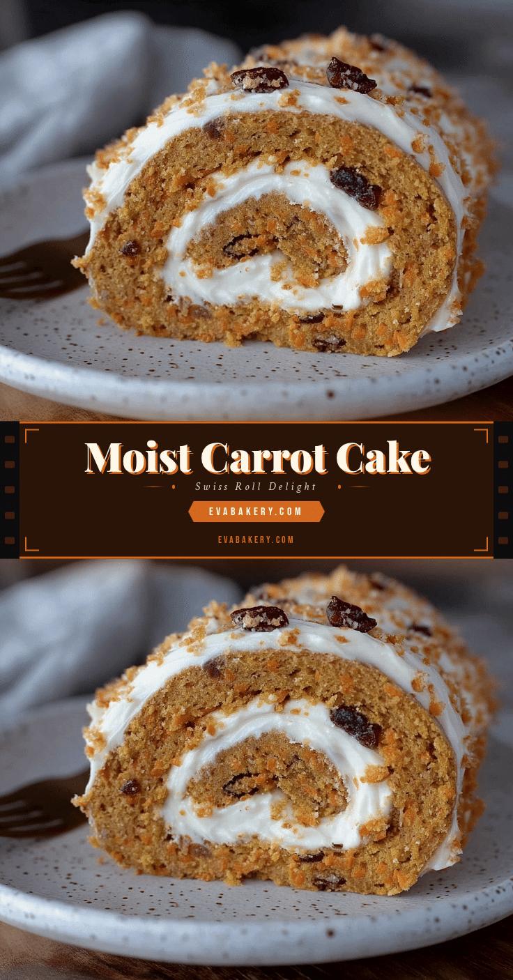 carrot cake swiss roll recipe