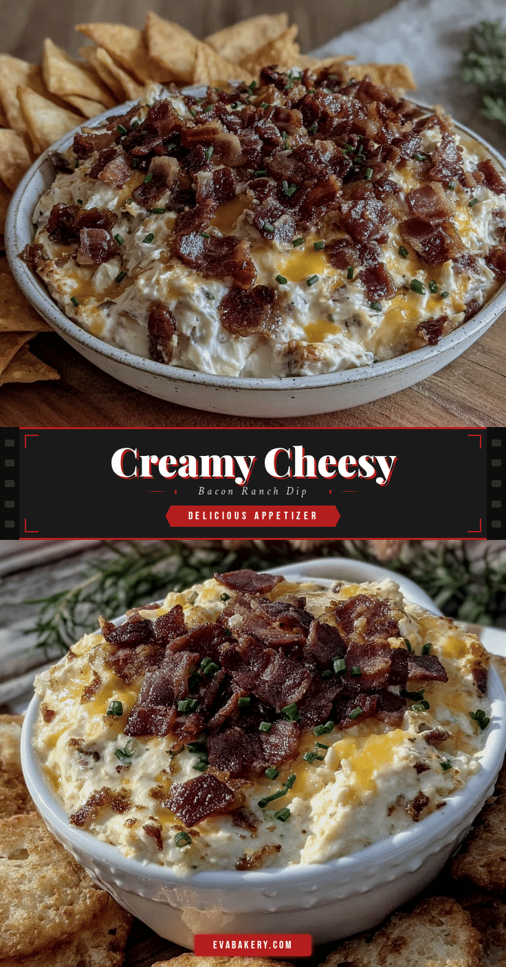 cheesy bacon ranch dip recipe