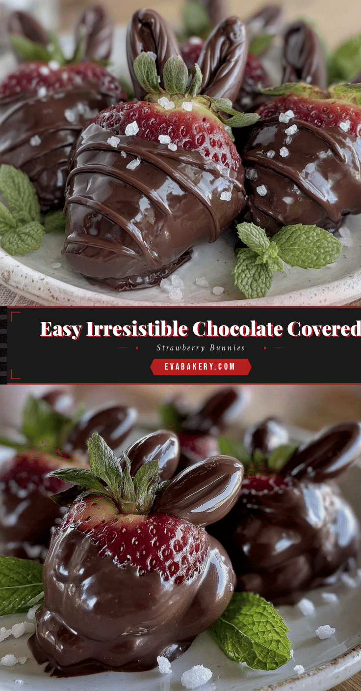 chocolate covered strawberry bunny treats recipe