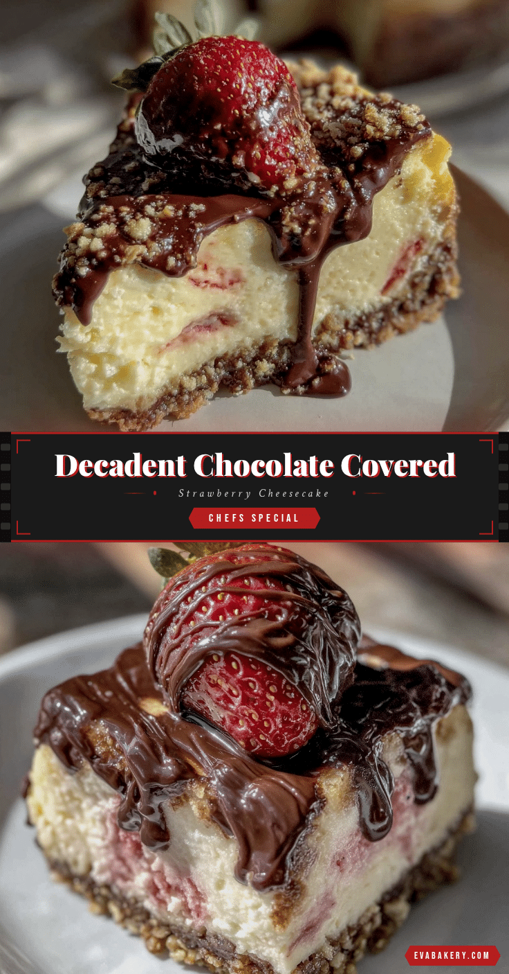chocolate-covered strawberry cheesecake recipe
