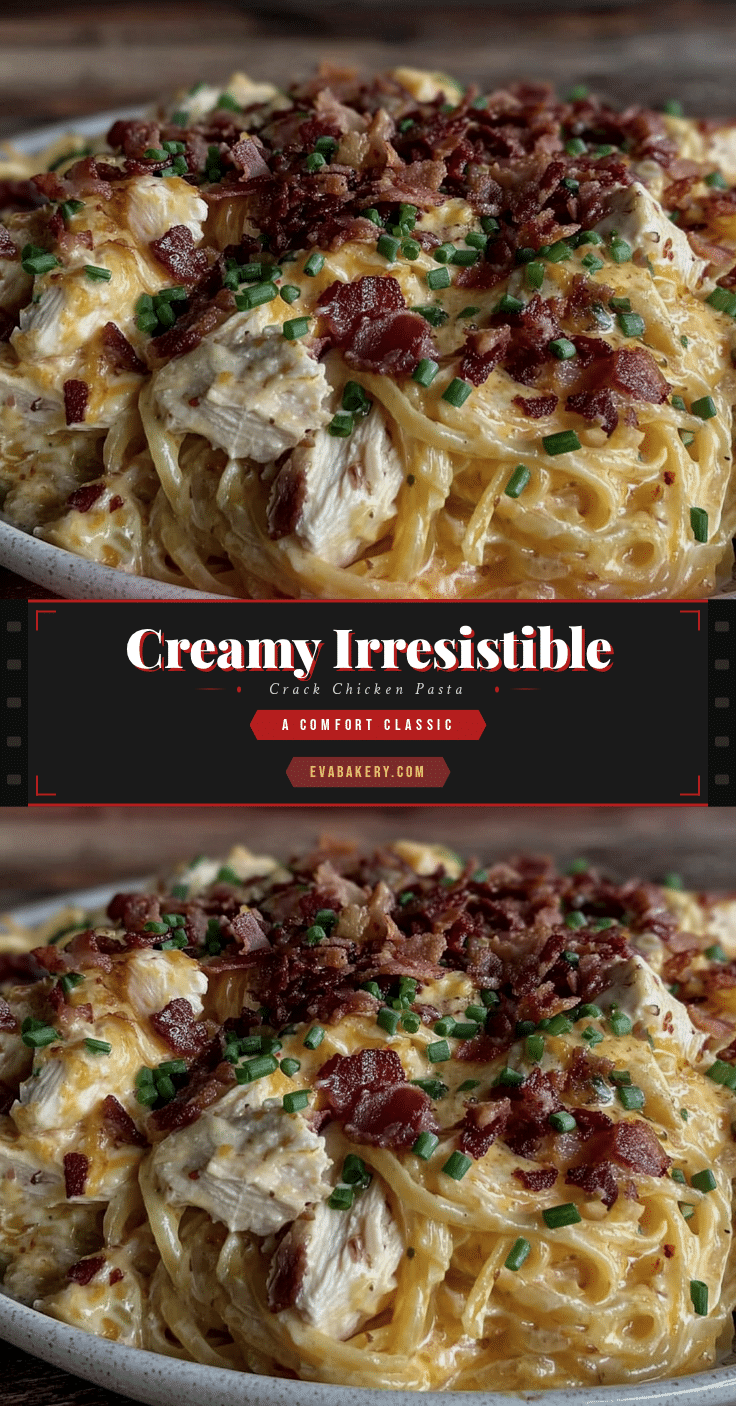 creamy crack chicken pasta recipe