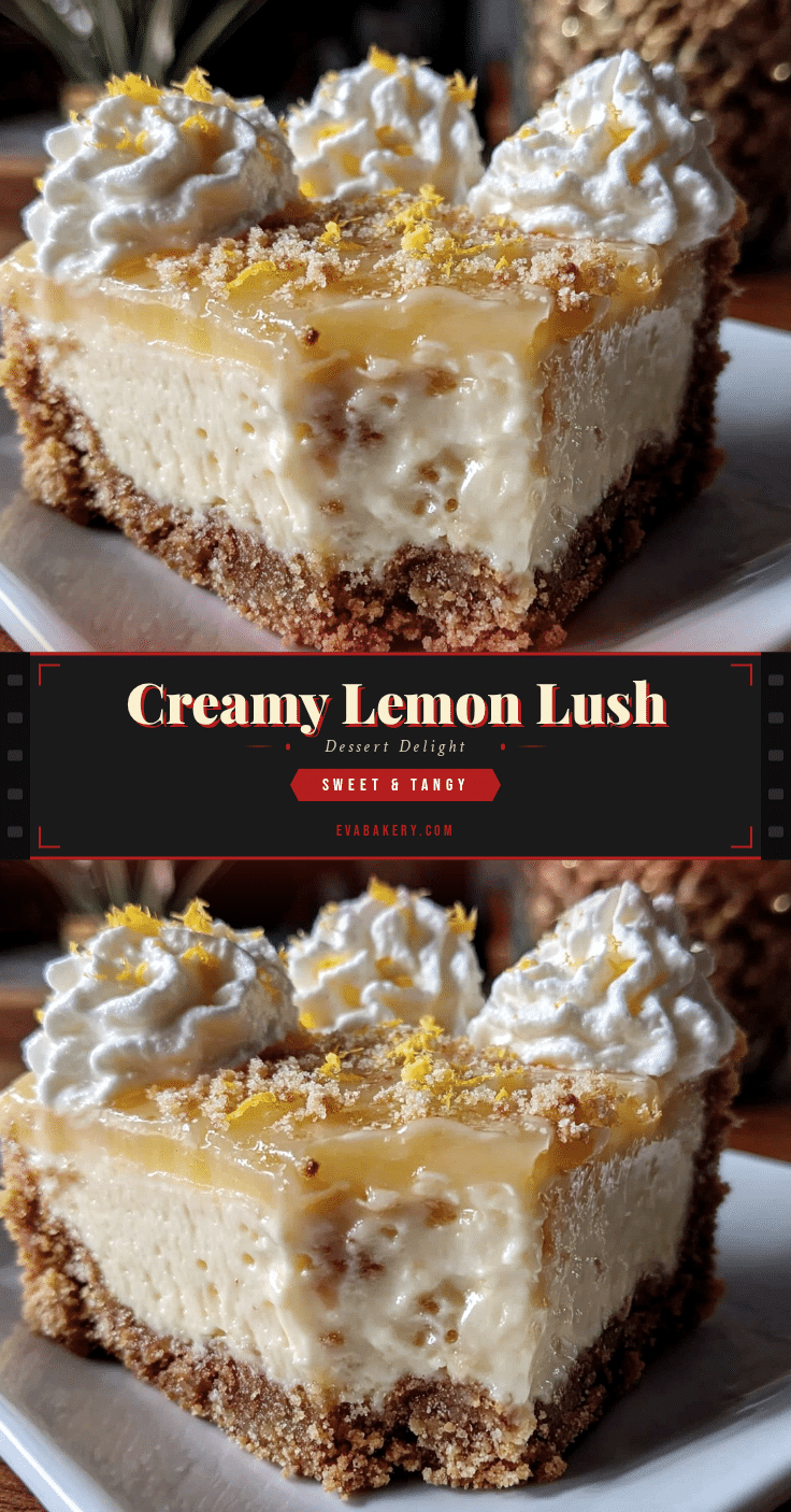 creamy lemon lush dessert delight recipe