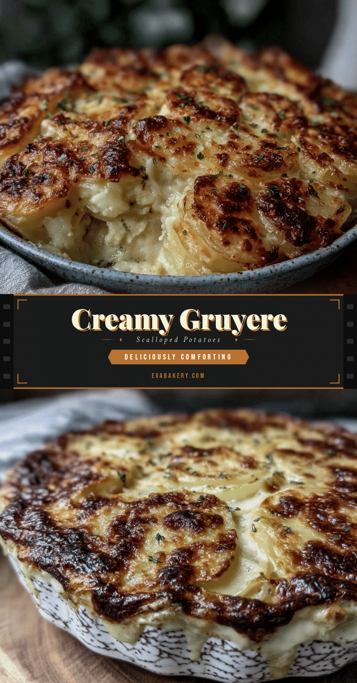 creamy scalloped potatoes with gruyere cheese recipe