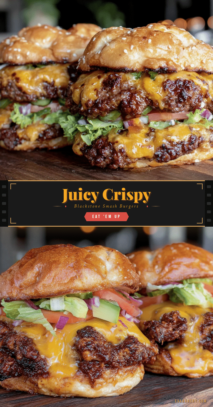 crispy blackstone smash burgers recipe