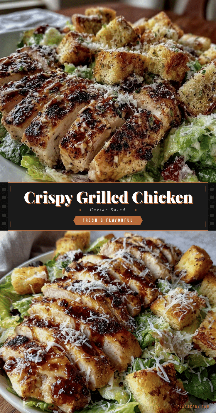 crispy grilled chicken caesar salad recipe