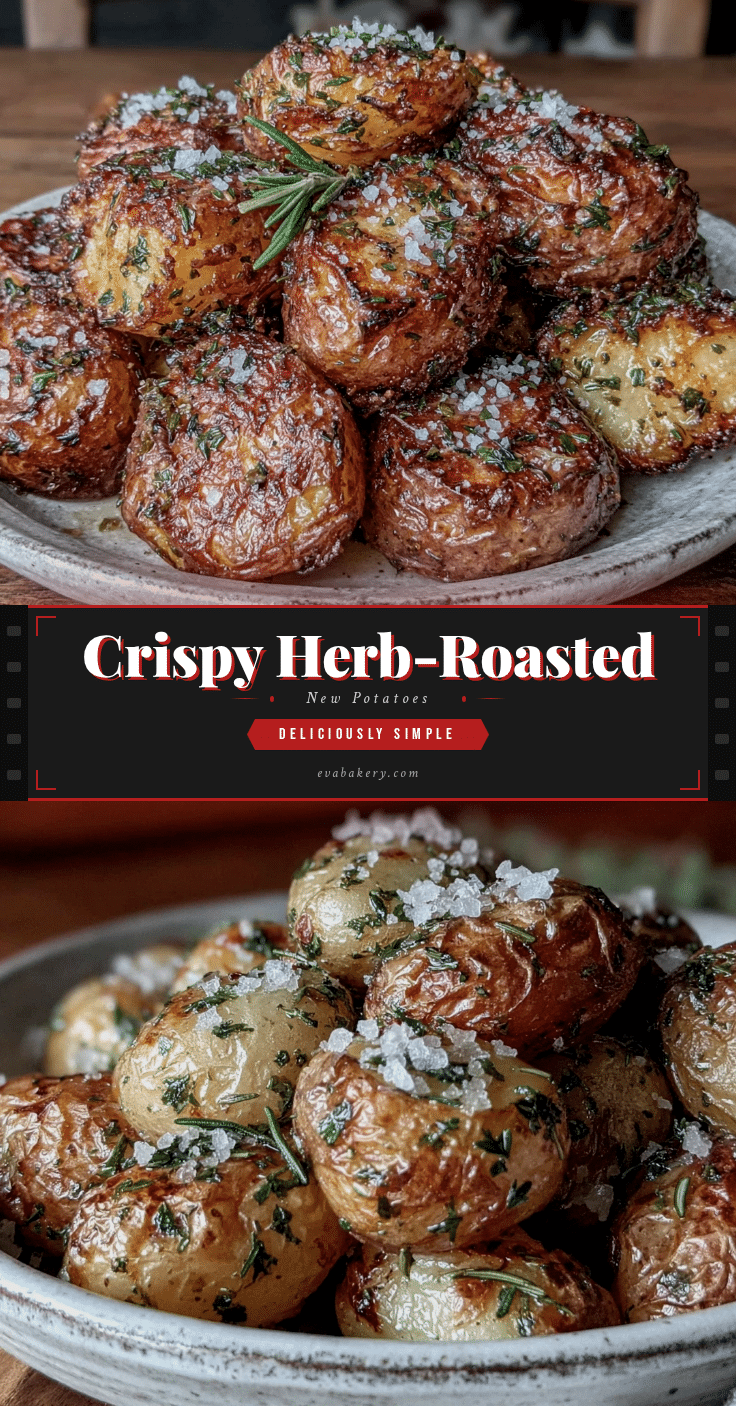 crispy herb-roasted new potatoes recipe