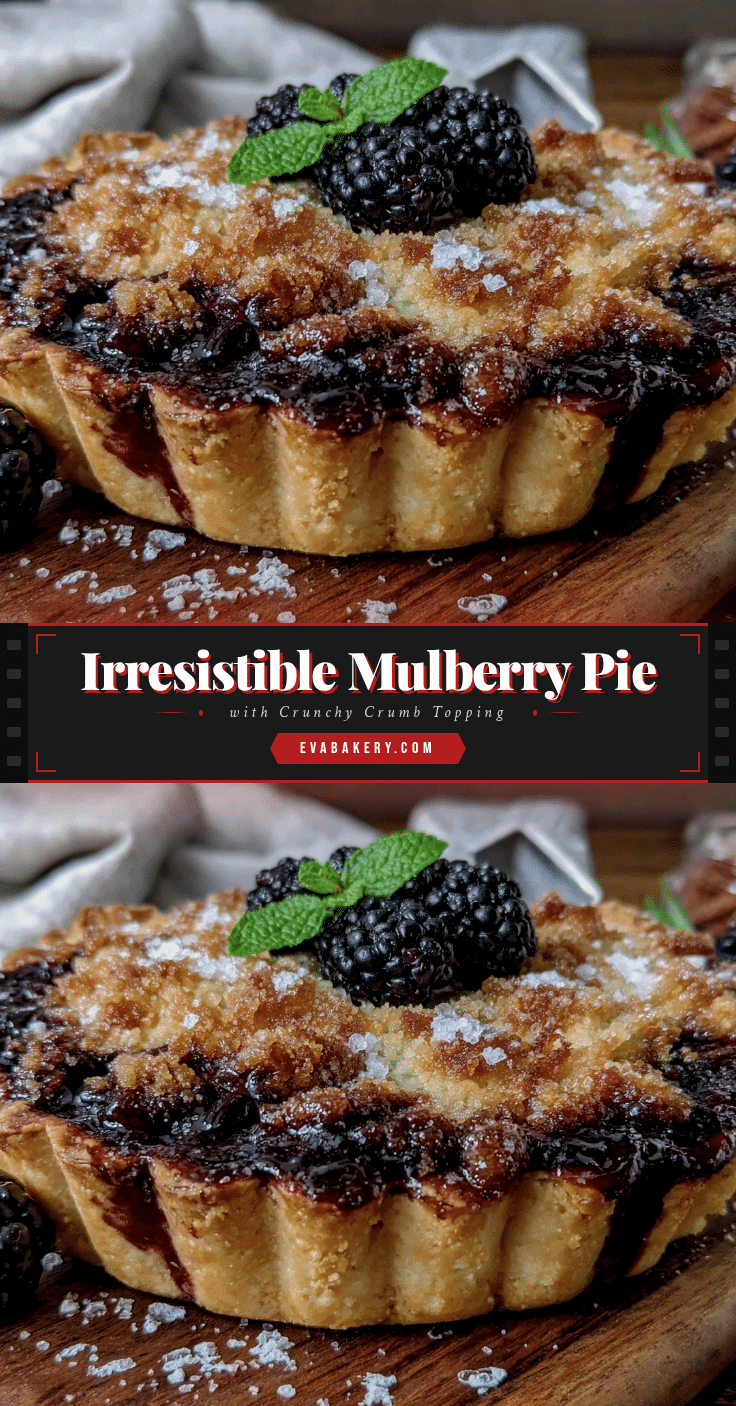 crispy mulberry pie recipe
