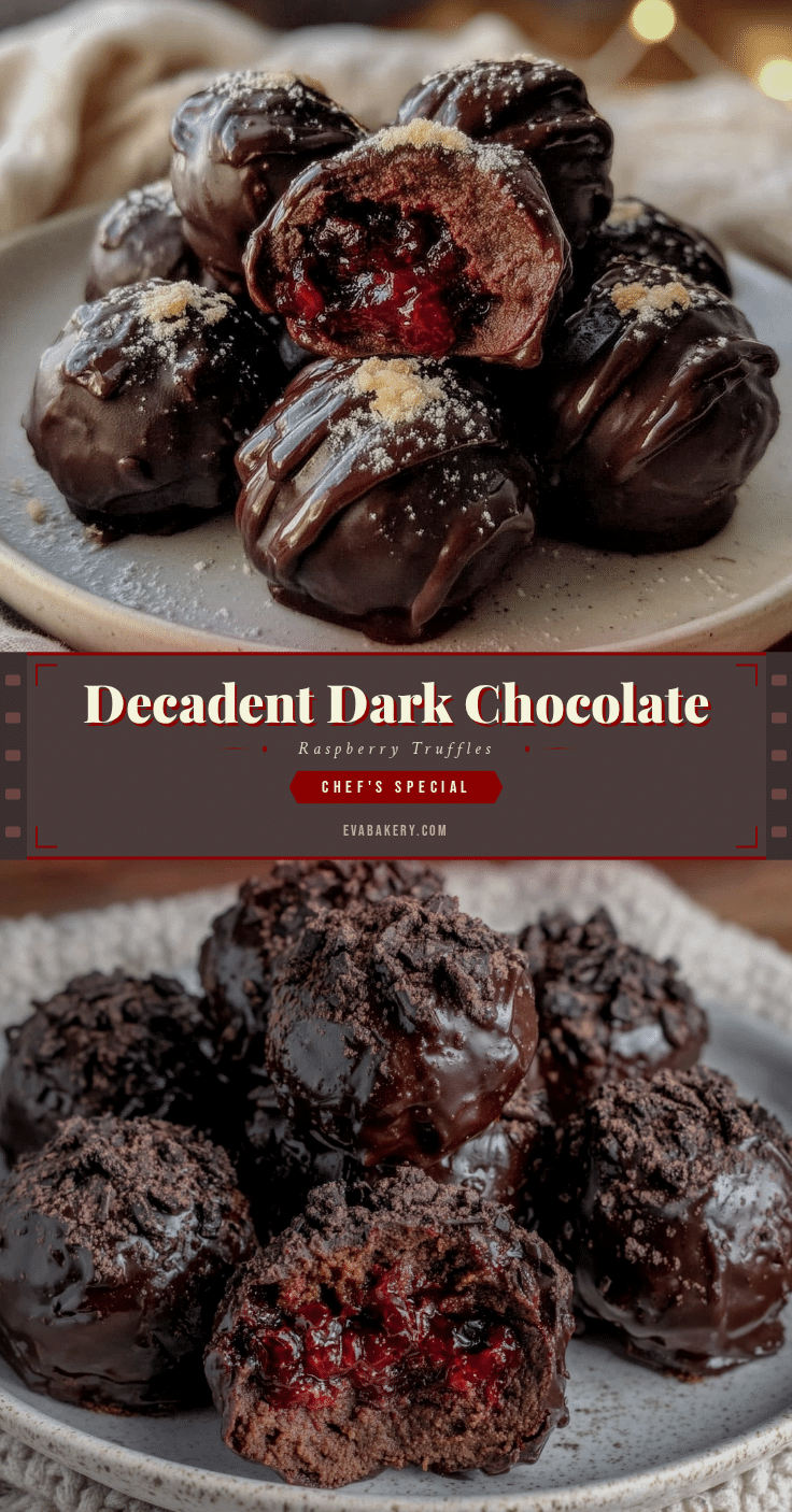 dark chocolate raspberry truffles recipe