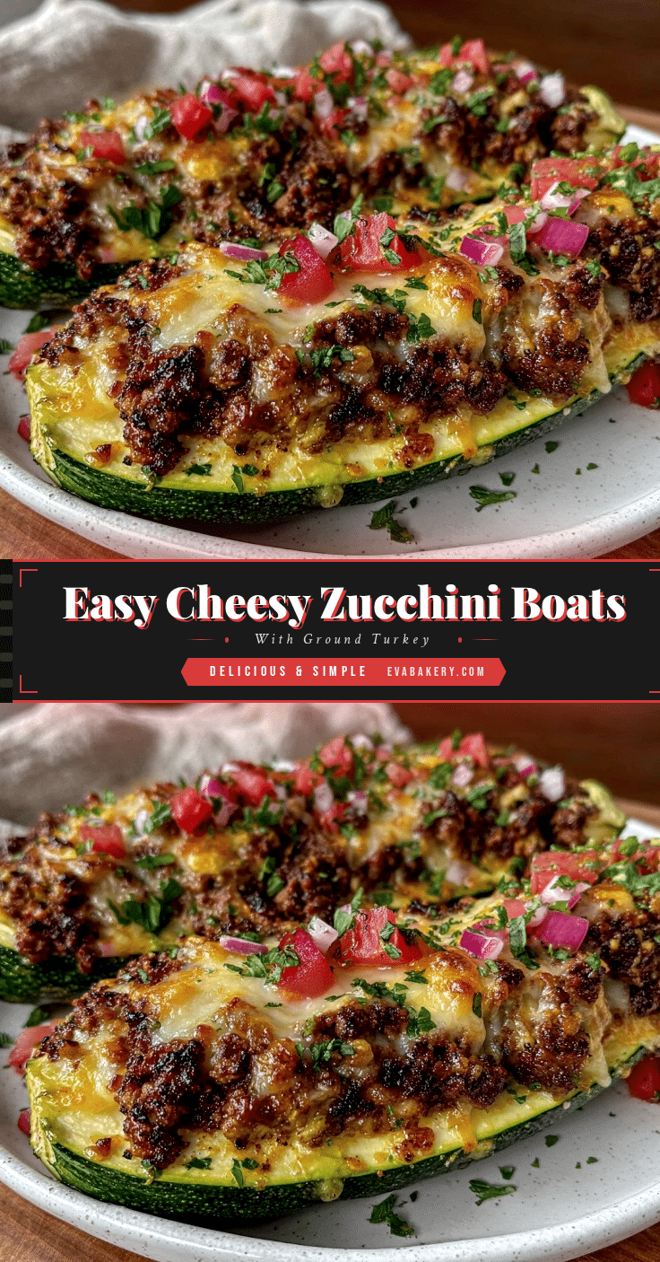 easy cheesy zucchini boats recipe