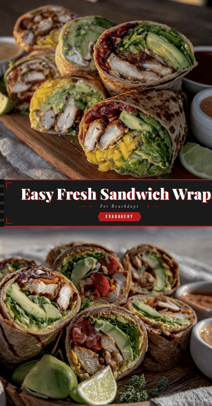 easy fresh sandwich wraps recipe