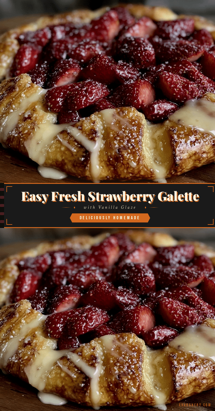 easy fresh strawberry galette recipe