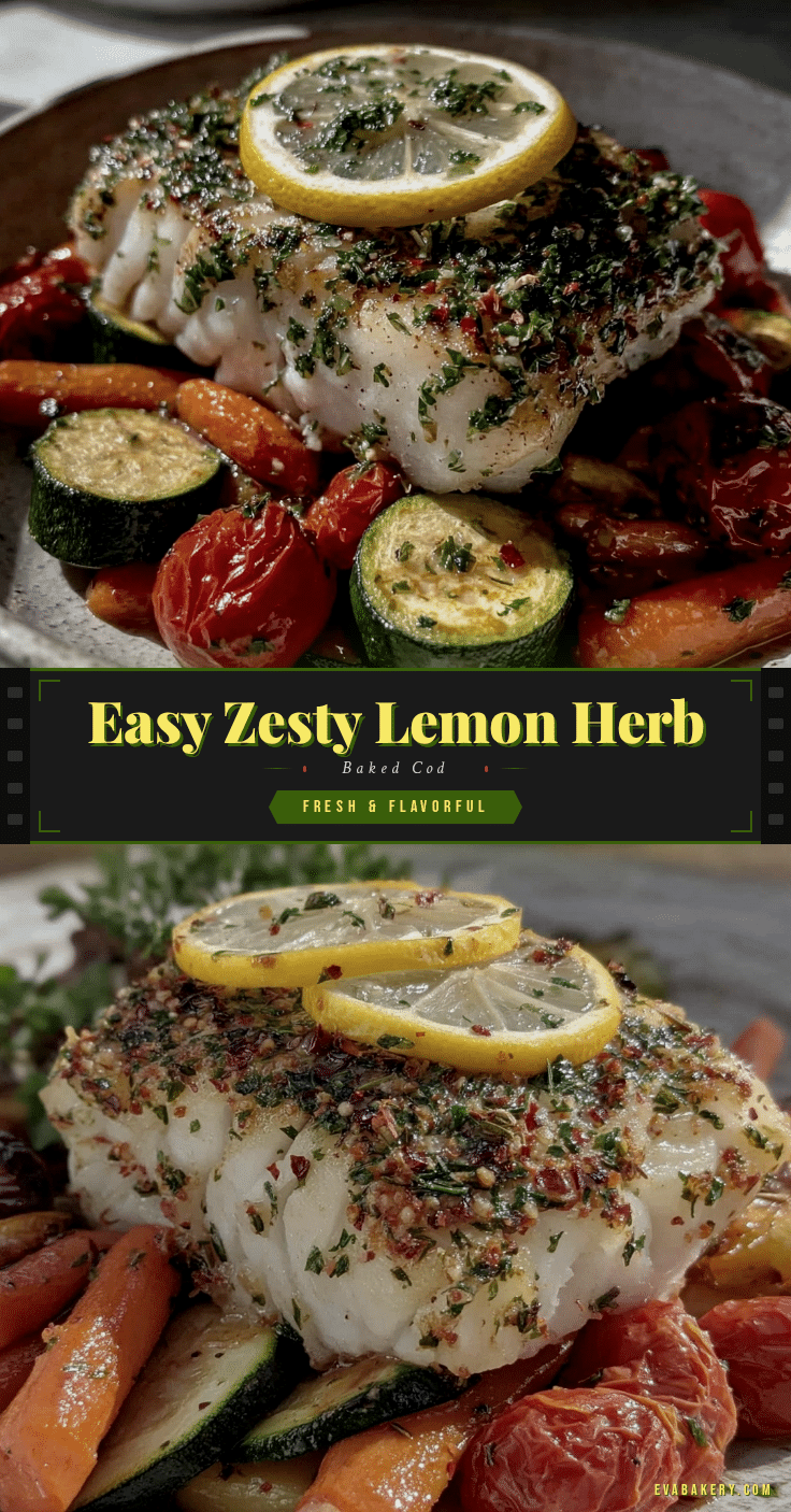 easy lemon herb baked cod recipe