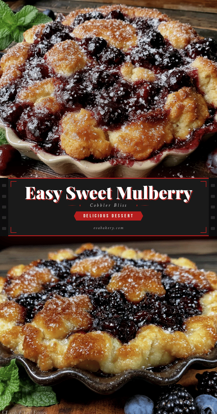 easy mulberry cobbler recipe recipe