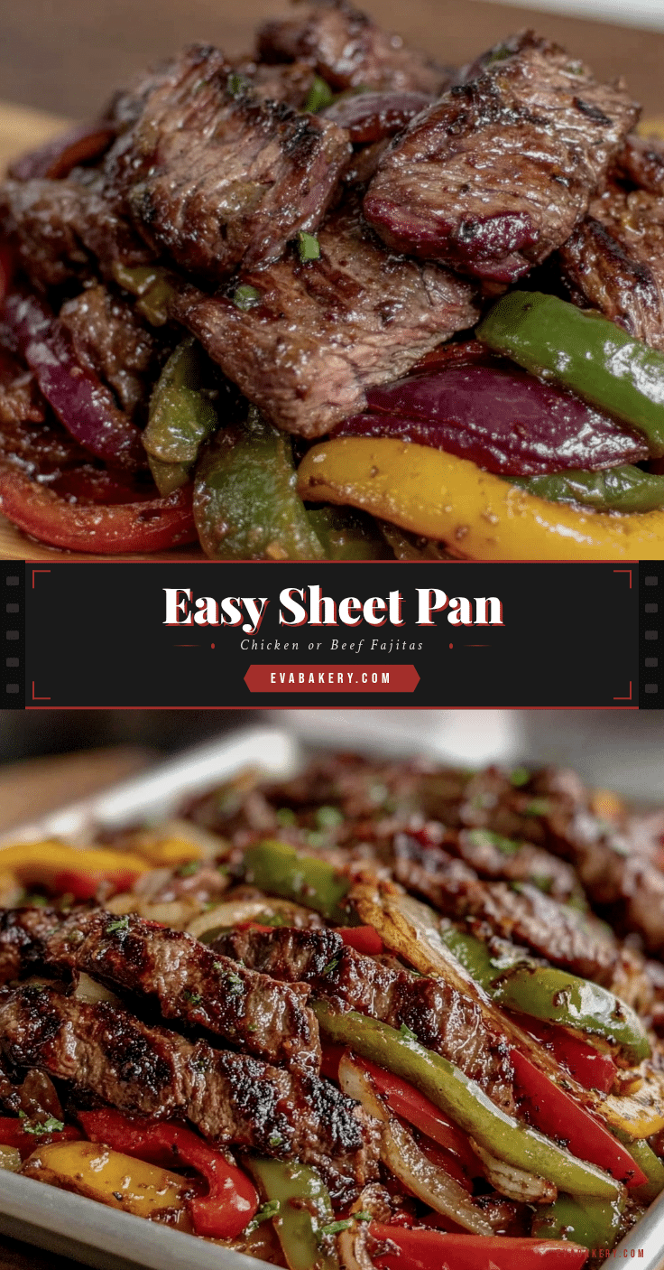easy sheet pan chicken fajitas recipe