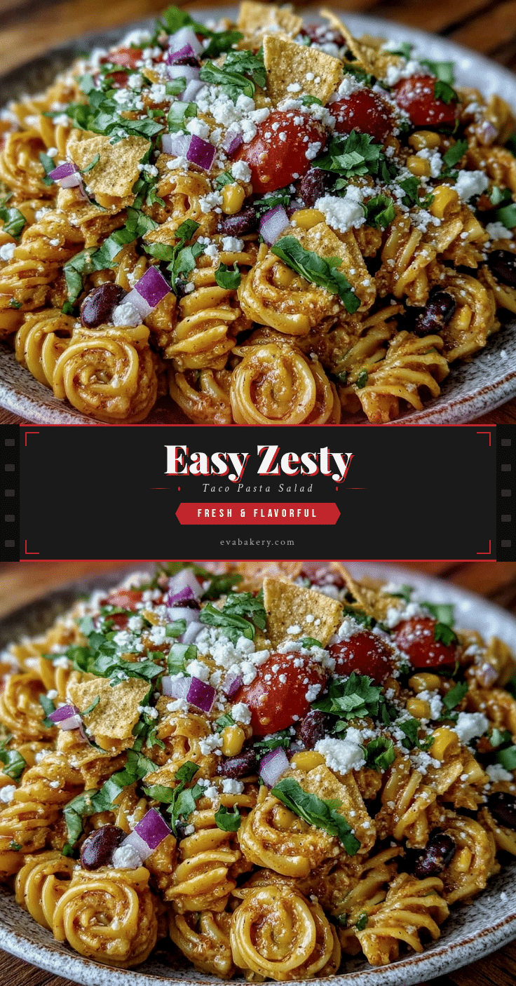 Easy Zesty Taco Pasta Salad recipe