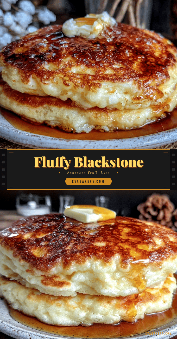 fluffy Blackstone pancakes recipe