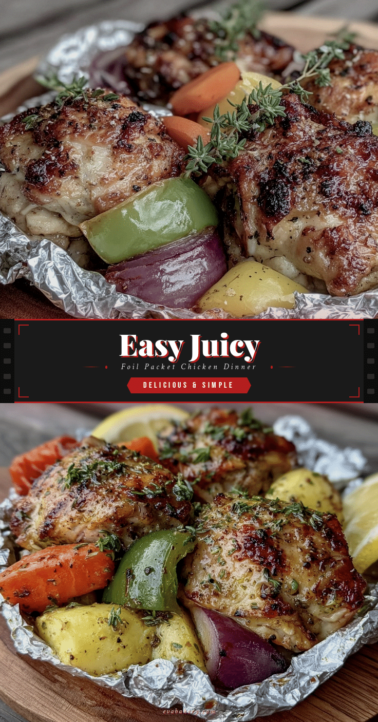 foil packet chicken and vegetables recipe