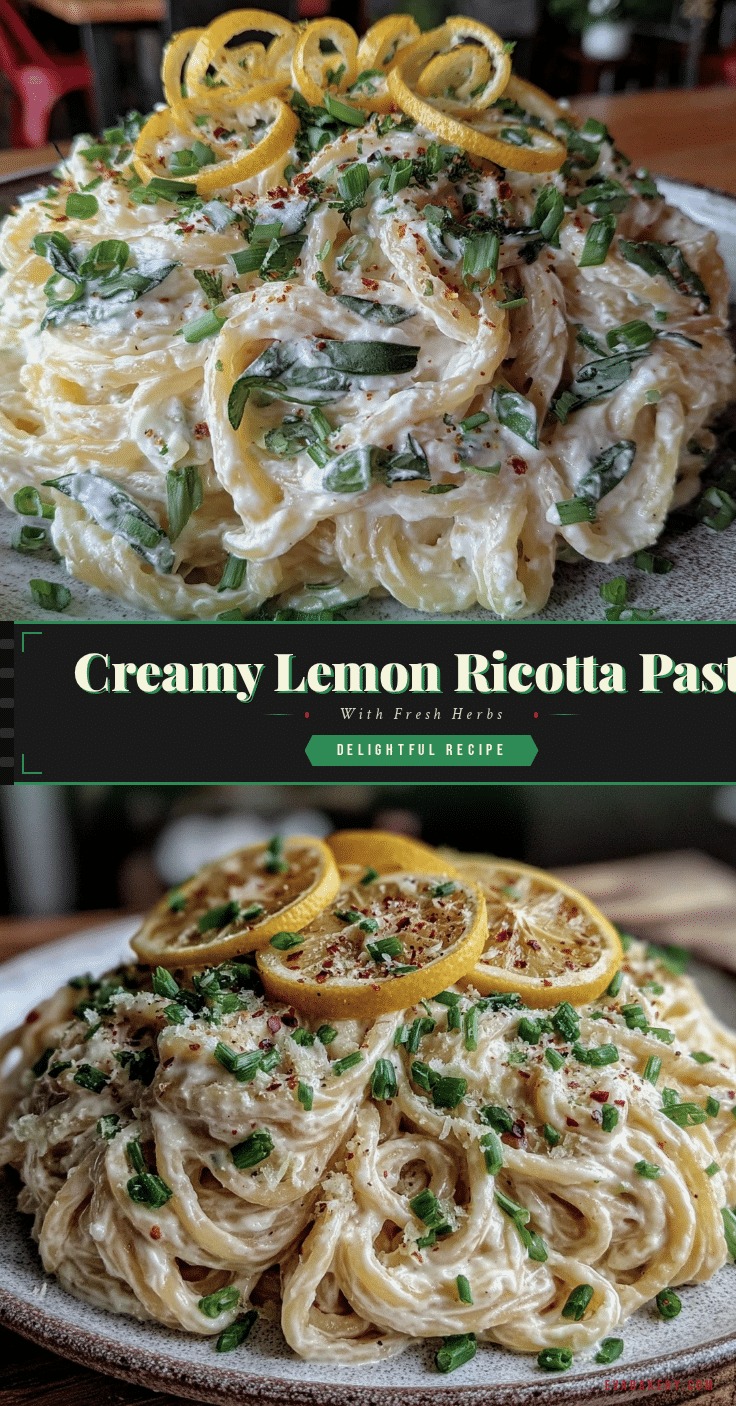 fresh lemon ricotta pasta recipe