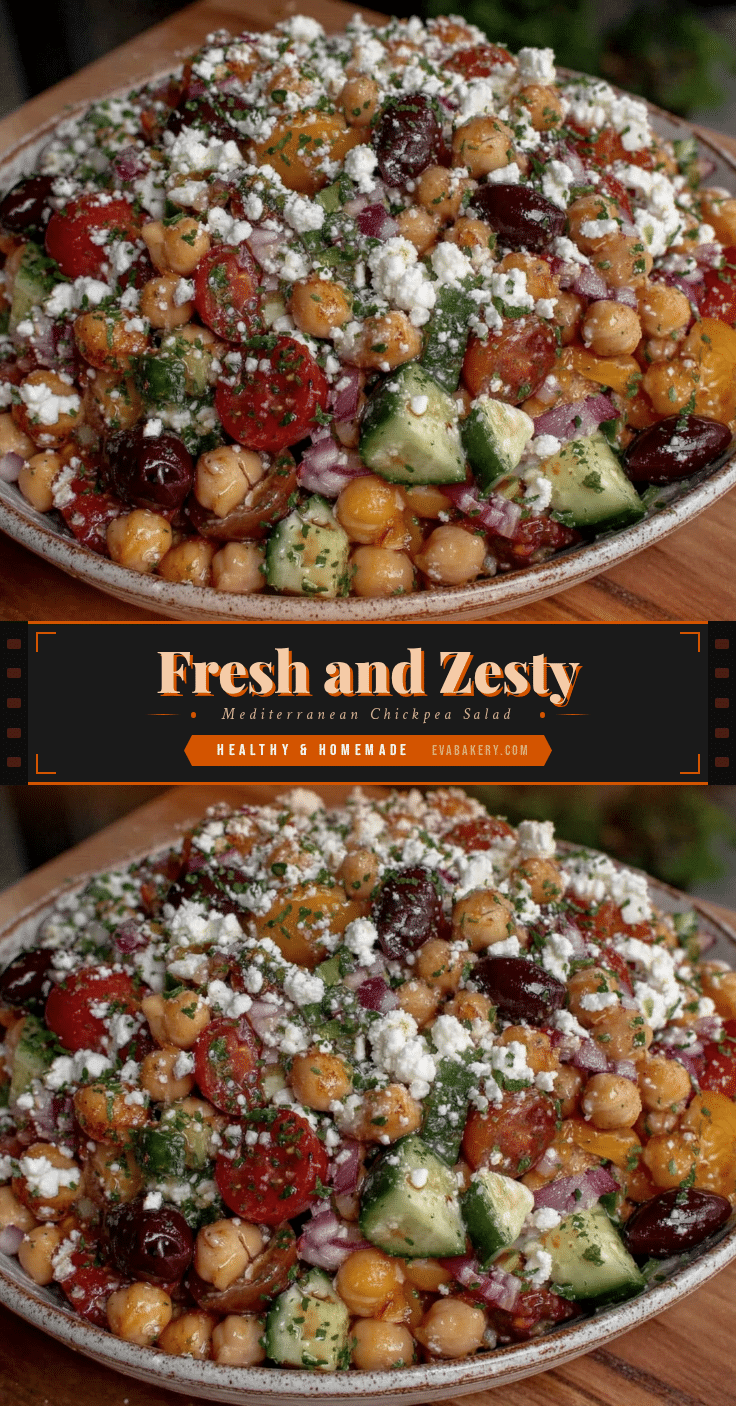 fresh mediterranean chickpea salad recipe