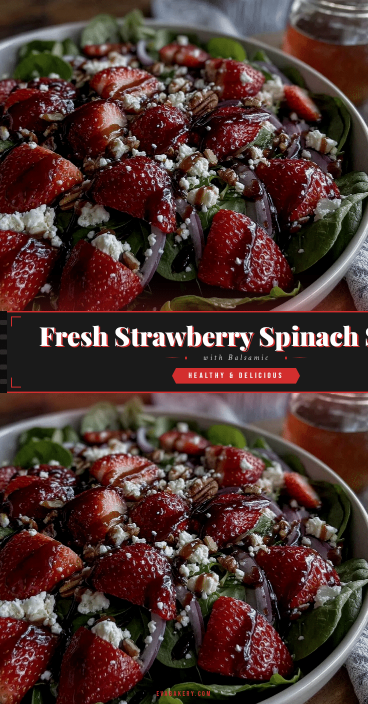 fresh strawberry spinach salad recipe