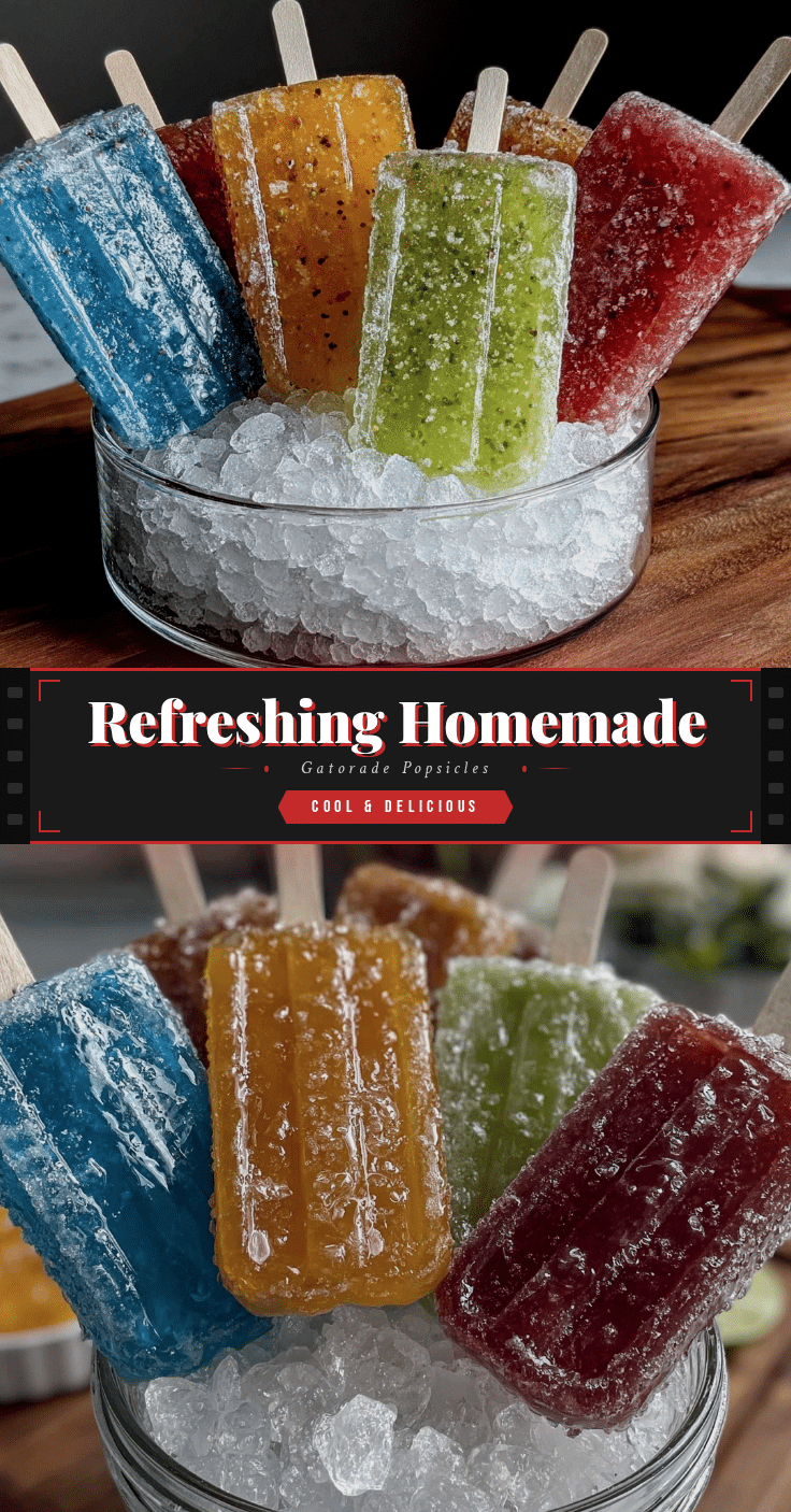 Gatorade popsicles recipe