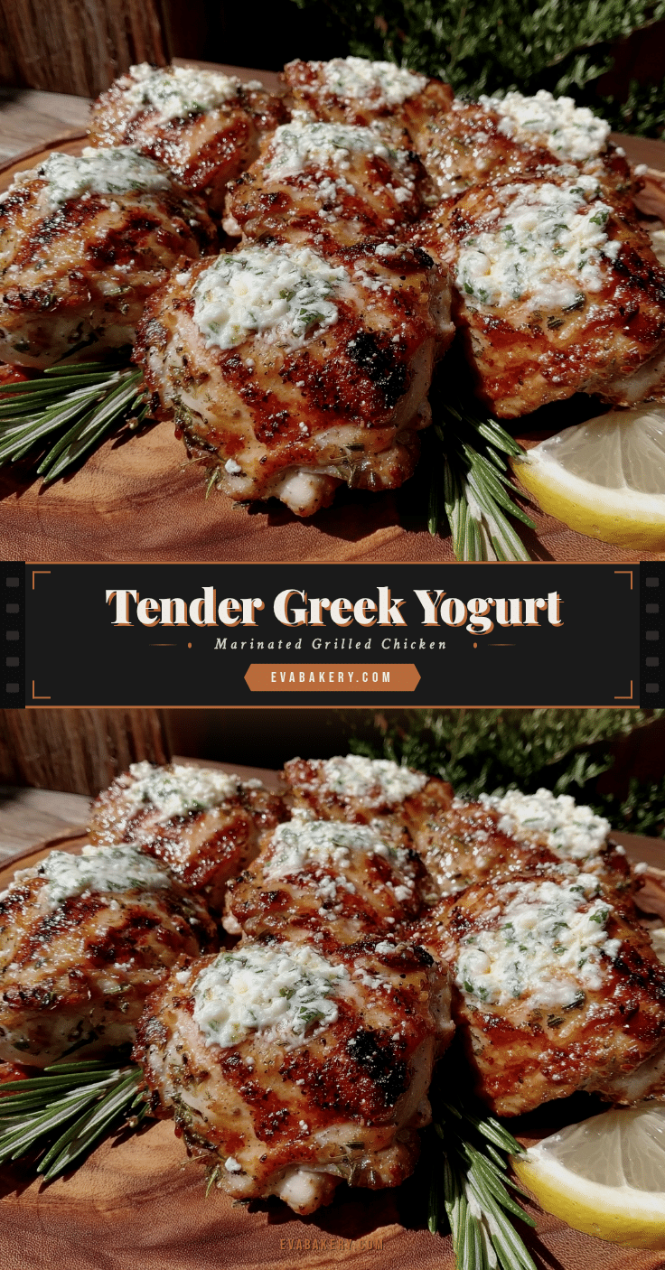 Greek yogurt marinated grilled chicken recipe