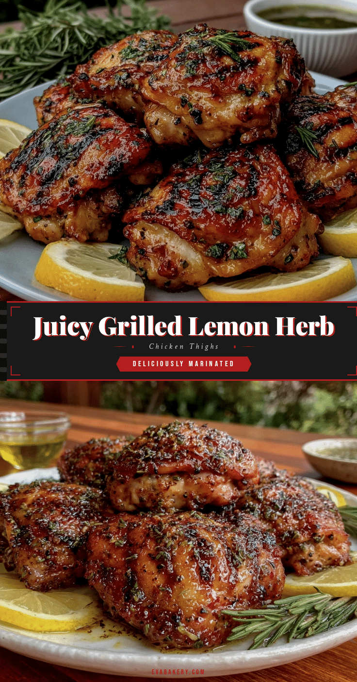 grilled lemon herb chicken thighs recipe