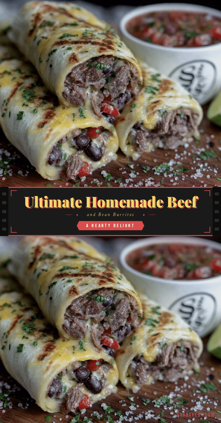 homemade beef and bean burritos recipe
