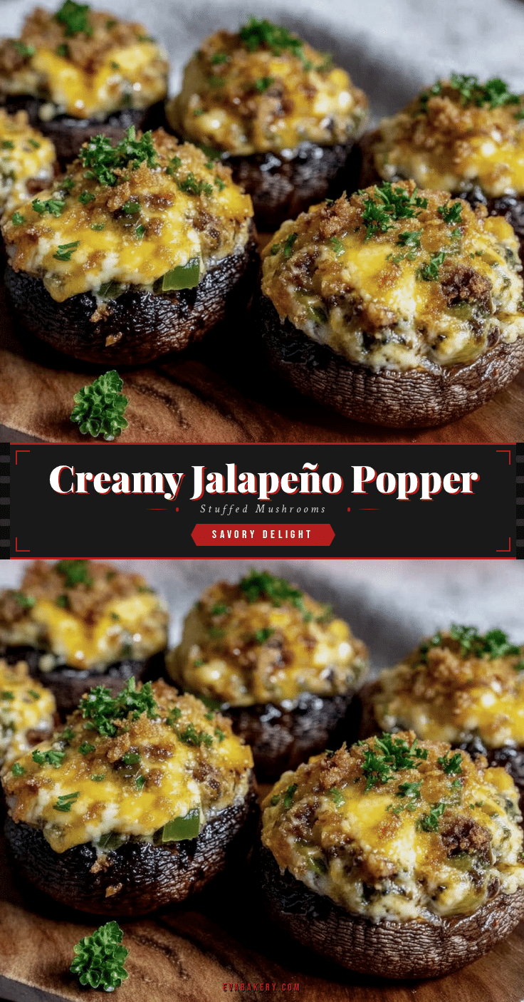 jalapeño popper stuffed mushrooms recipe