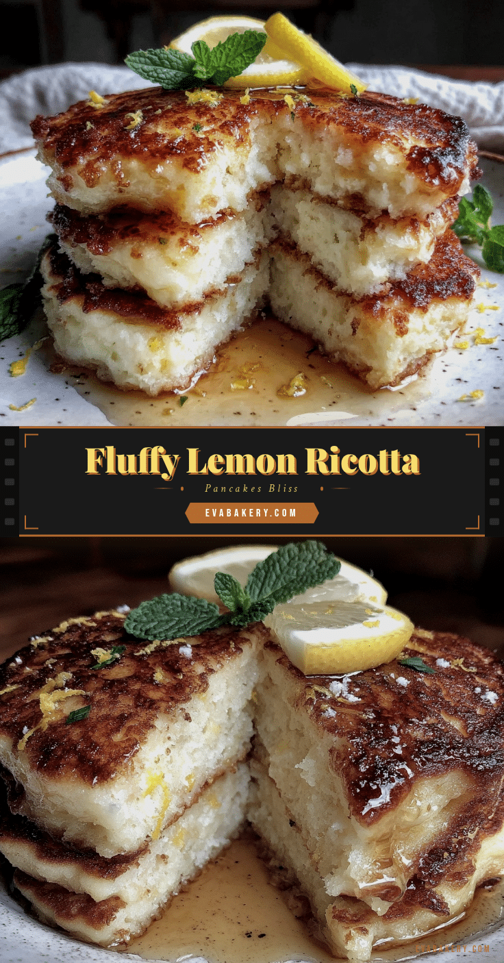 lemon ricotta pancakes recipe