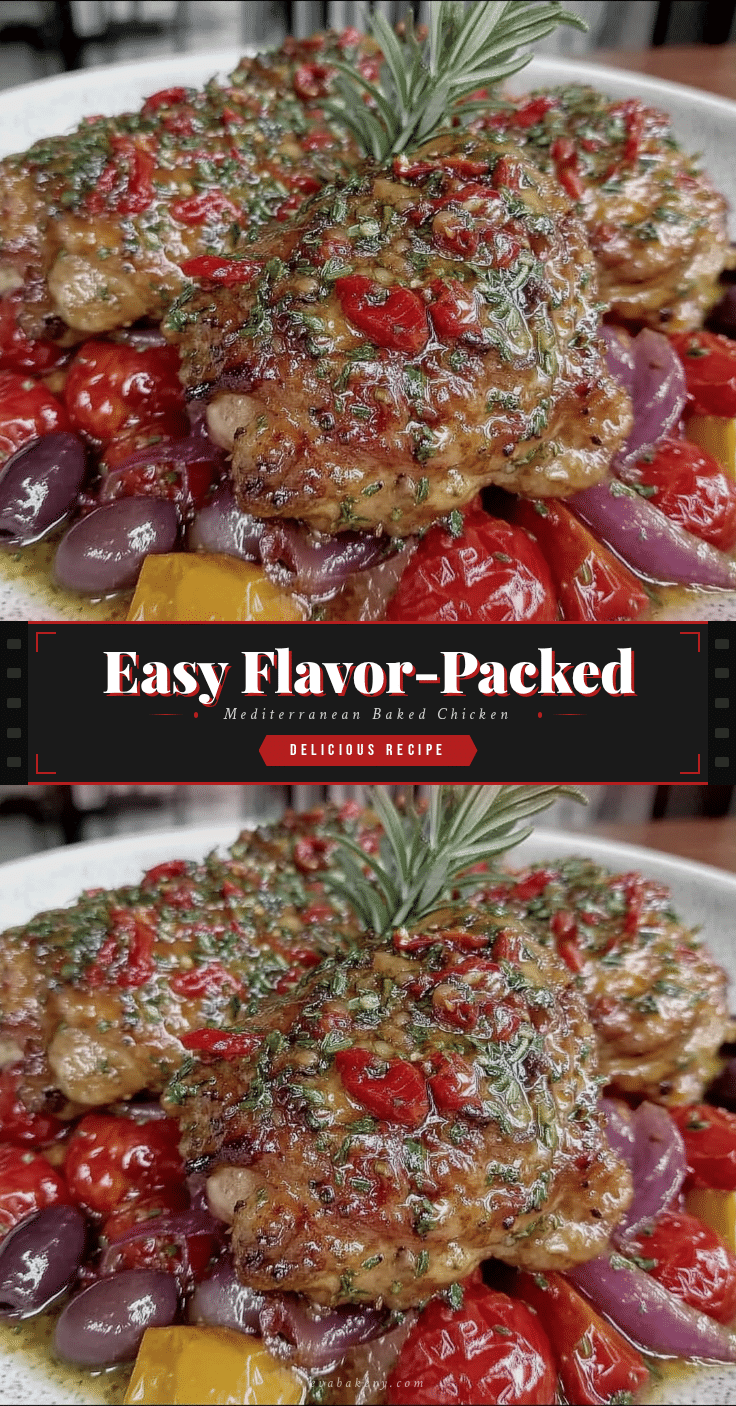 Mediterranean baked chicken recipe