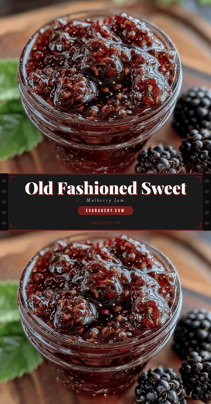 old fashioned sweet mulberry jam recipe