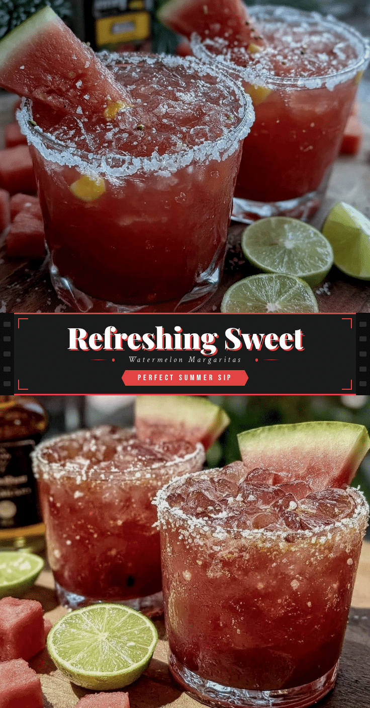 refreshing watermelon margaritas recipe