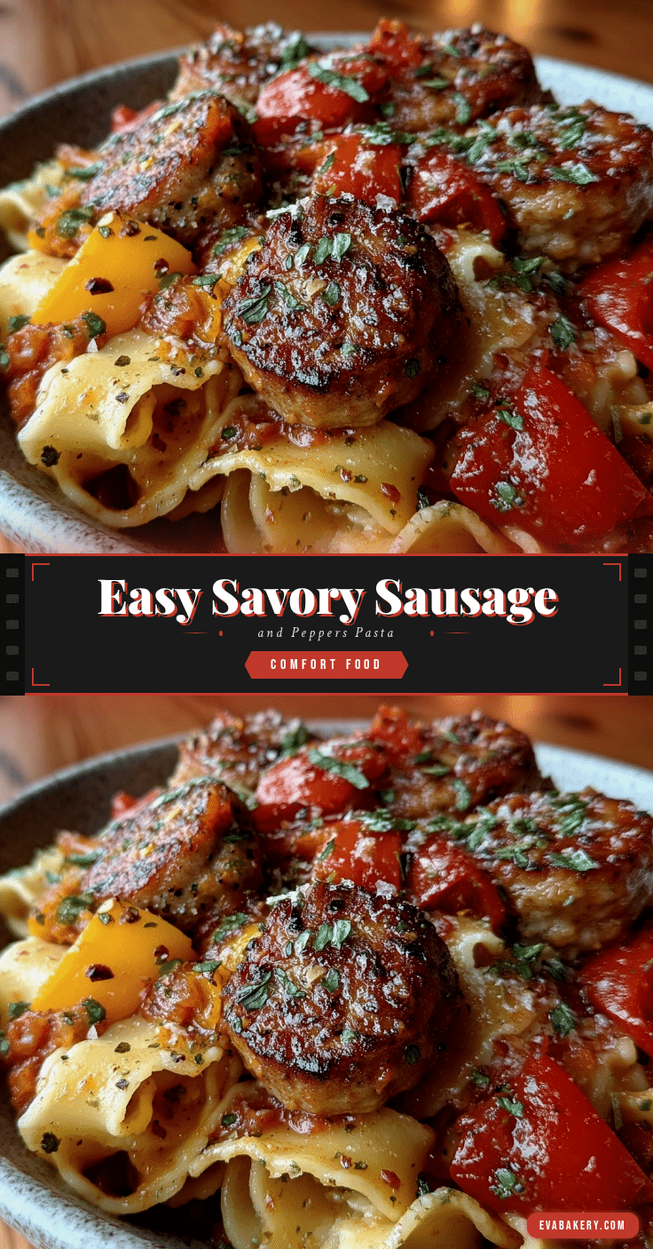savory sausage and peppers pasta recipe recipe