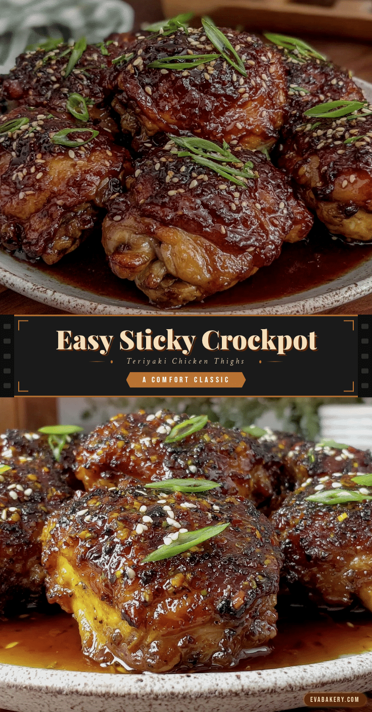 sticky crockpot teriyaki chicken thighs recipe
