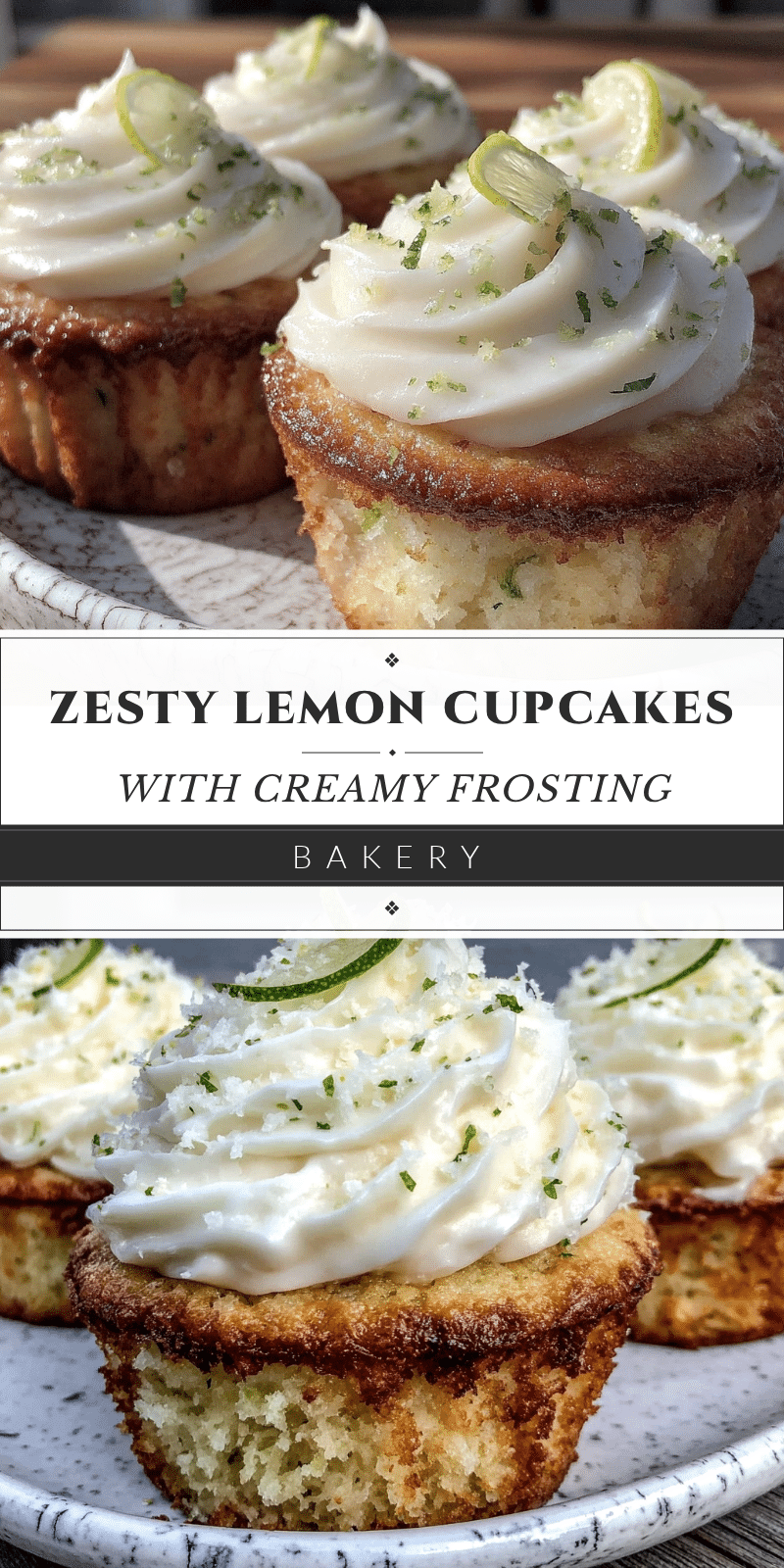 creamy lemon cupcakes recipe
